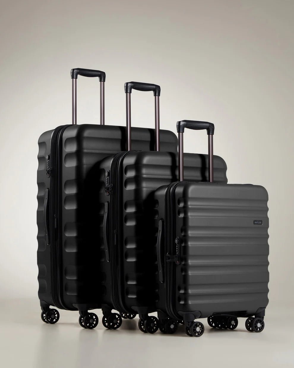 ANTLER CLIFTON LUGGAGE SET OF 3 BLACK