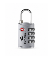 Sonada TSA Combination Lock detail view in Silver SKU BT99169-SIL, image 3.