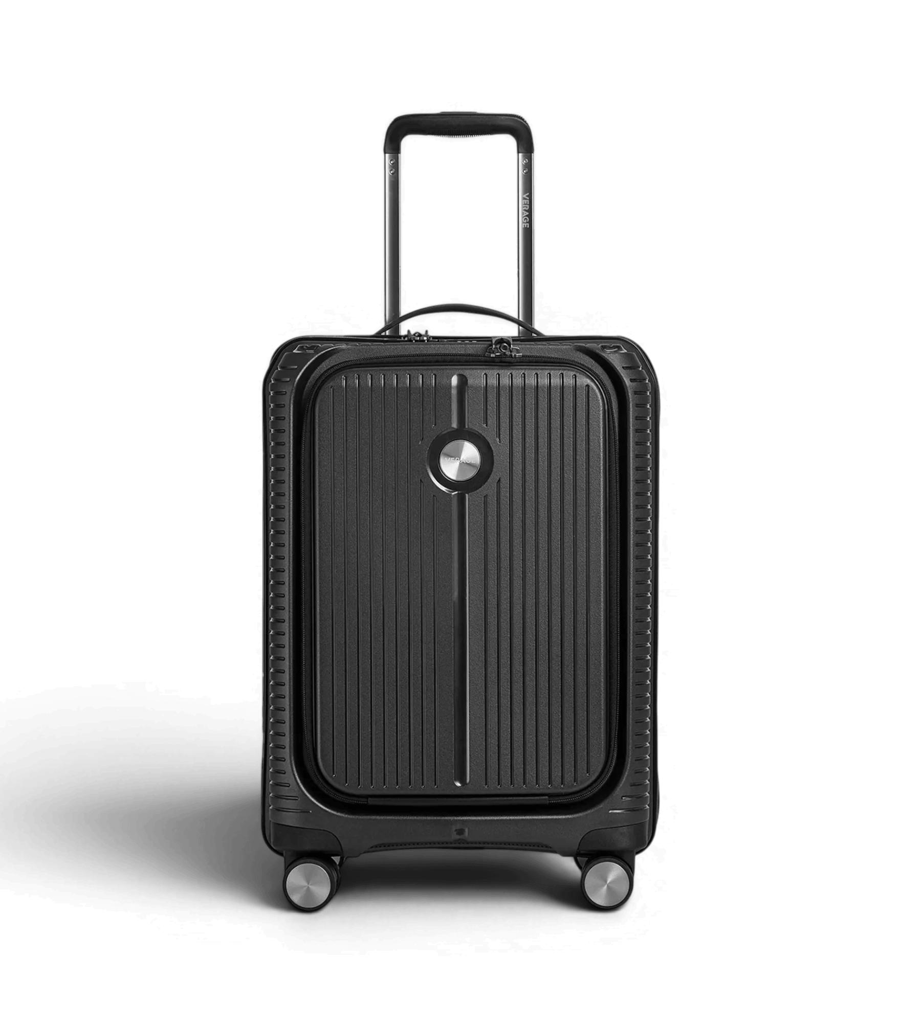 Verage Rome Pro Small 20 Inch Polycarbonate Front Pocket Spinner Suitcase