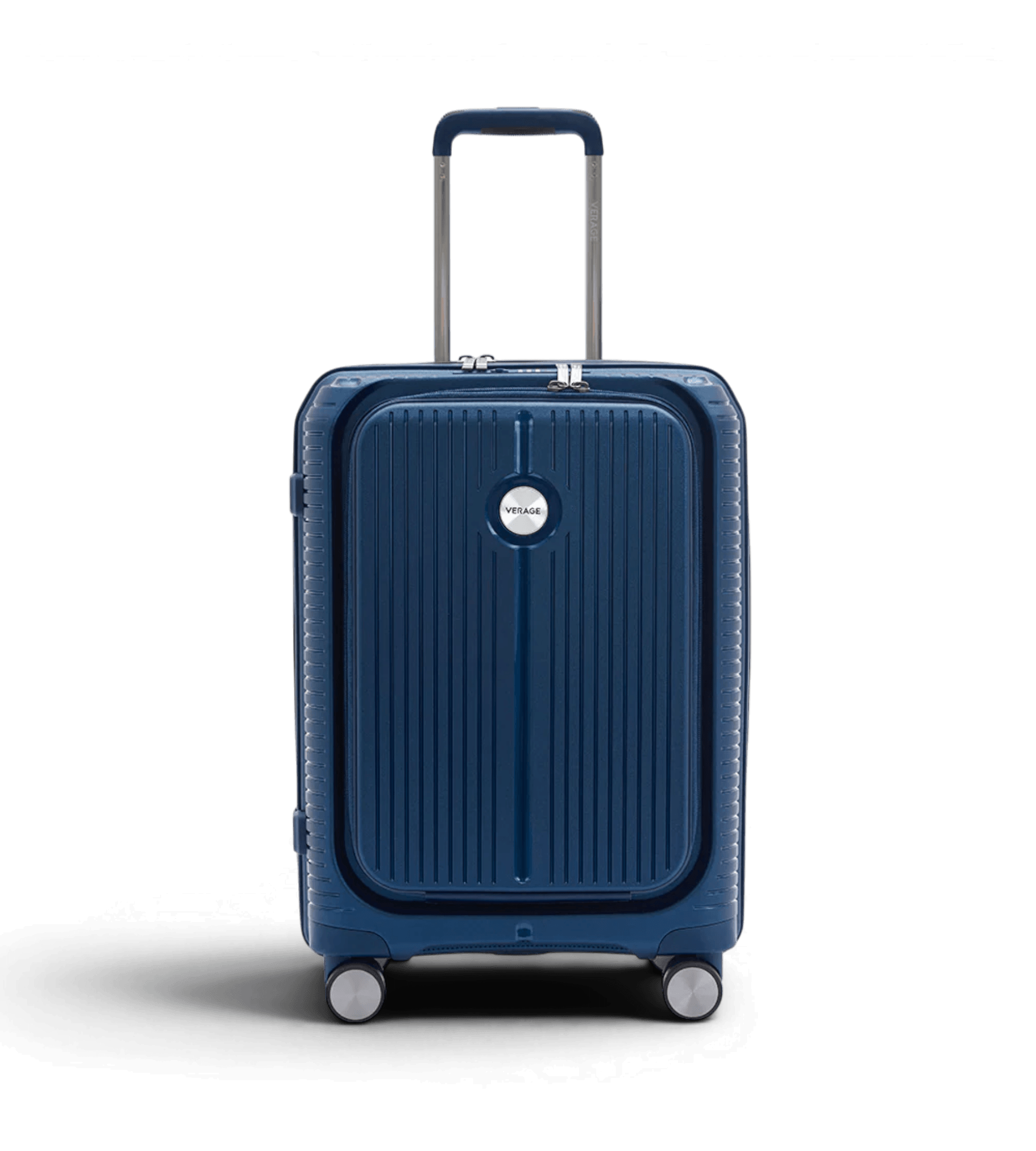 Verage Rome Pro Small 20 Inch Polycarbonate Front Pocket Spinner Suitcase