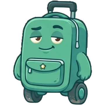 Wheelie school trolley mascot